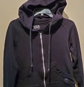 🌼3/25 Boca silver zipper up hoodie